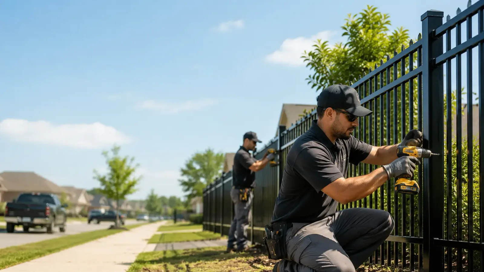 Metal Fence Installation in Hawkins, WI